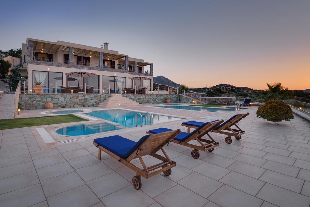 Sea Views At Villa Anemomylos With Heated Pool, Ping Pong And Tennis Agia Pelagia  Esterno foto