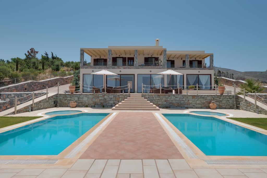 Sea Views At Villa Anemomylos With Heated Pool, Ping Pong And Tennis Agia Pelagia  Esterno foto