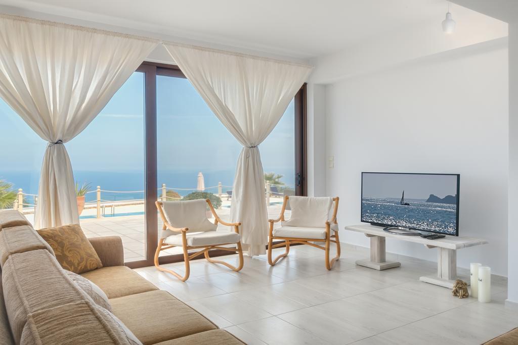 Sea Views At Villa Anemomylos With Heated Pool, Ping Pong And Tennis Agia Pelagia  Camera foto