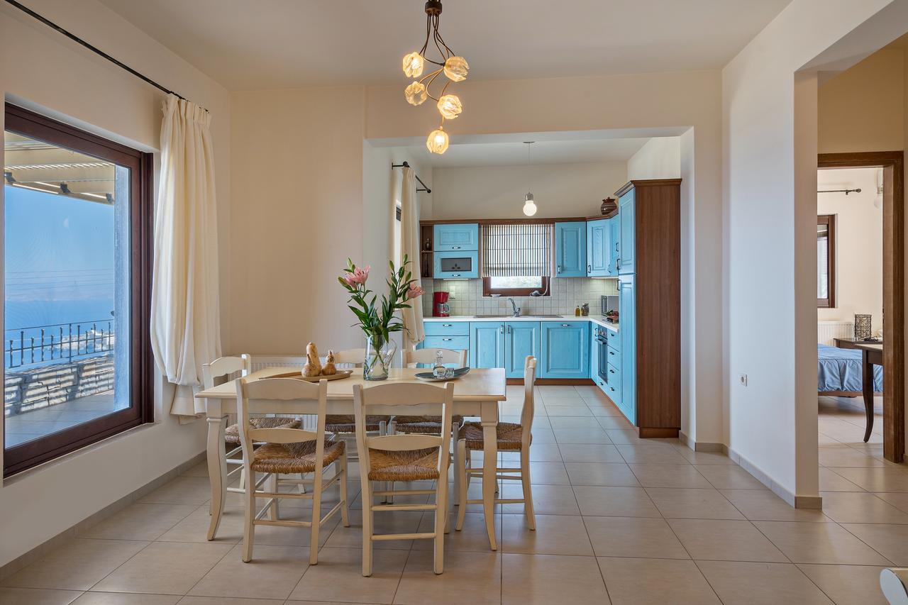 Sea Views At Villa Anemomylos With Heated Pool, Ping Pong And Tennis Agia Pelagia  Esterno foto